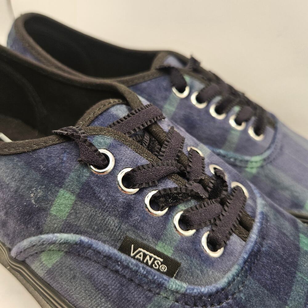 Vans Women's 9 Authentic Stackform Plaid Blue Pla… - image 5